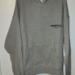 LOWEST price! Essentials Fear of God Hoodie 🩶 Size M • Dark Oatmeal • Brand New